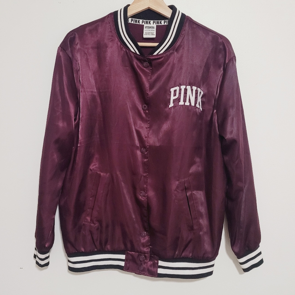 Victoria's Secret Satin Varsity Jacket